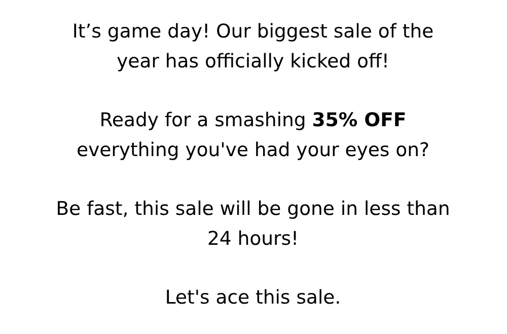 BLACK FRIDAY SALE | SAVE 35% | CODE: FRIDAY