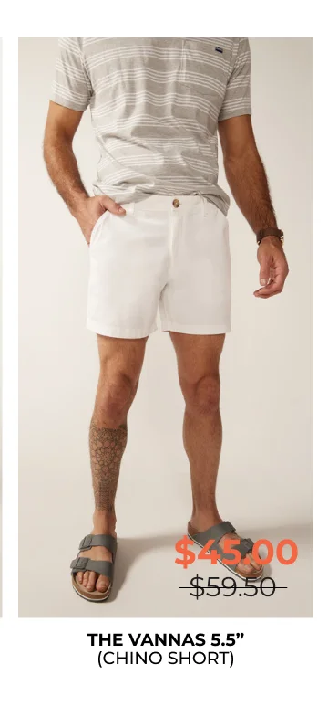 Chino Short: The Vannas 5.5"