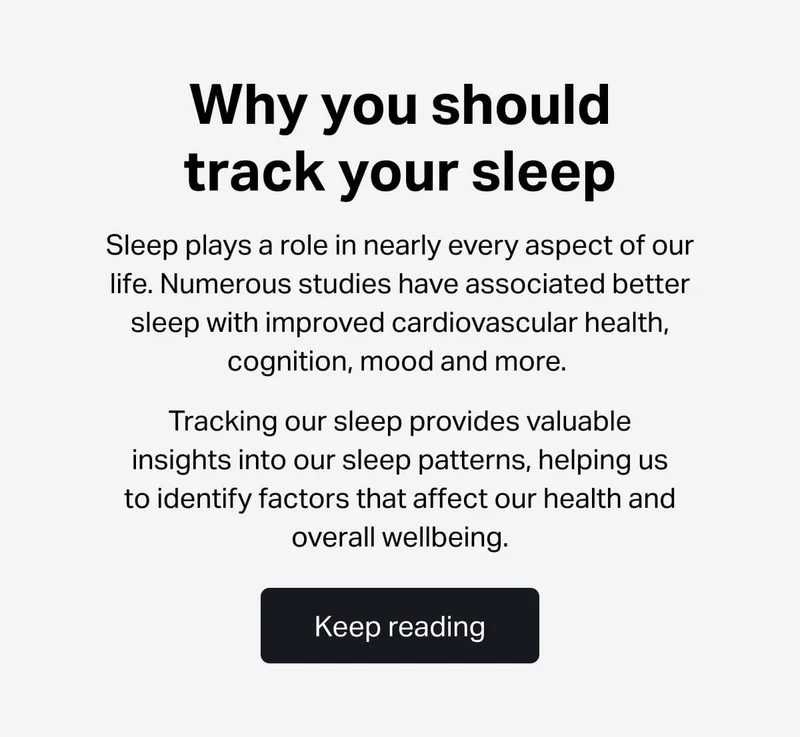 Why you should track your sleep