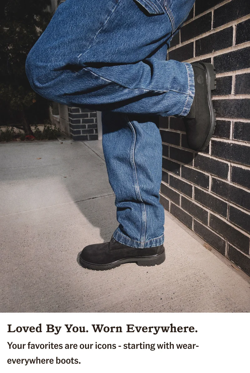 Loved By You. Worn Everywhere. Your favorites are our icons - starting with wear-everywhere boots.