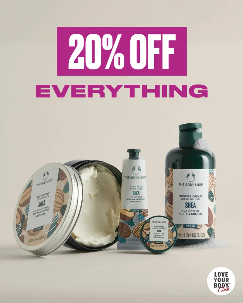 20% OFF EVERYTHING