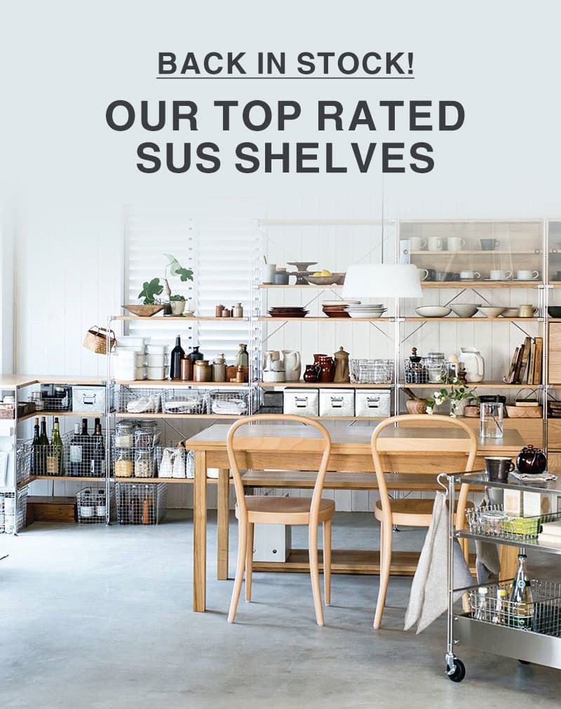 Shop Our Top Rated SUS Shelves Now Back In Stock!