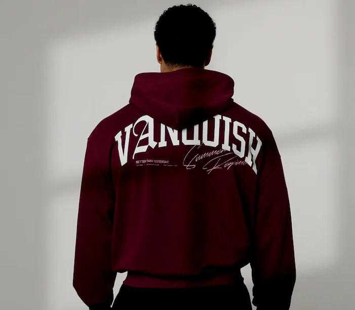 REGIME OXBLOOD OVERSIZED HOODIE