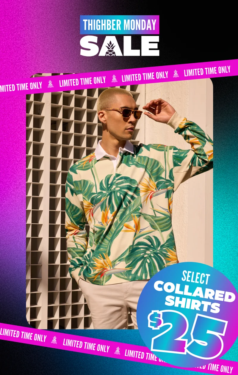 TODAY ONLY: SELECT COLLARED SHIRTS ARE $25