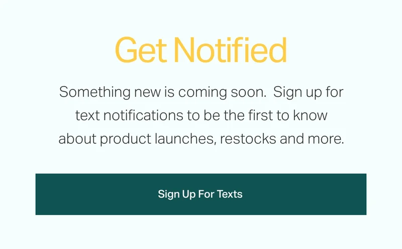 Get Notified
