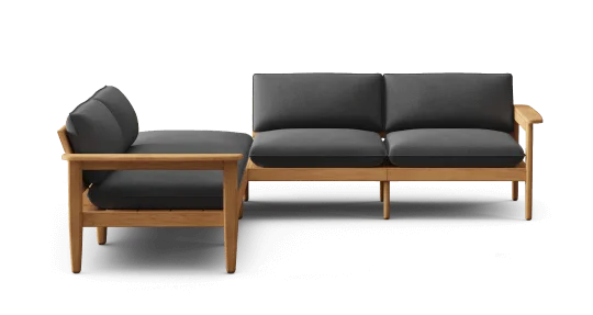 Dunes Teak 5-Piece Sectional