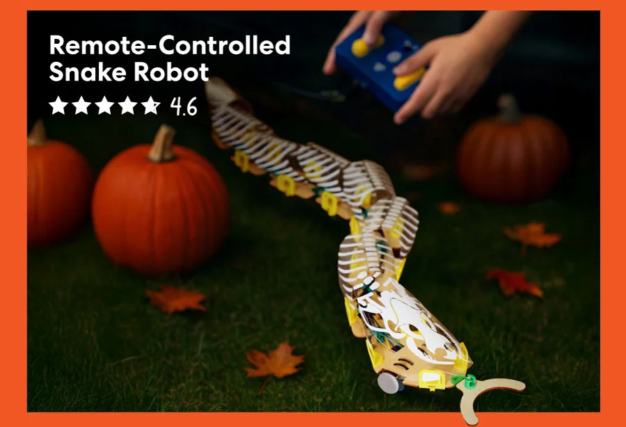 Remote-Controlled Snake Robot 4.6