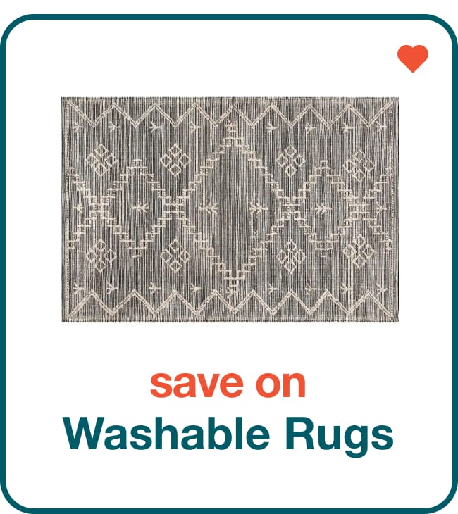 save on washable rugs