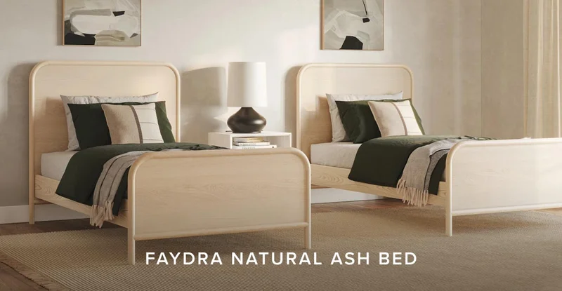 Faydra Natural Ash Bed