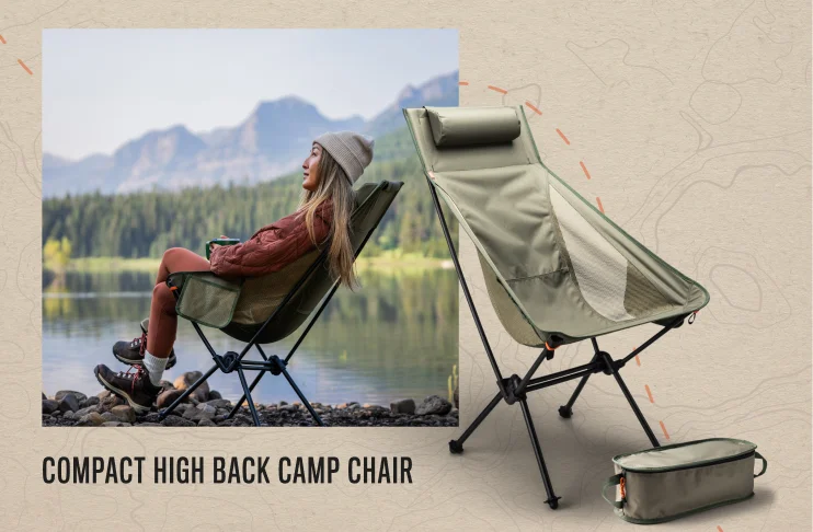 High Back Camp Chair