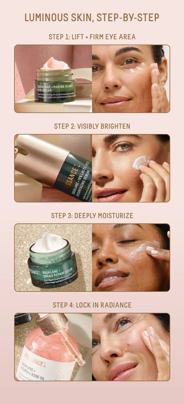 Luminous Skin, Step By Step