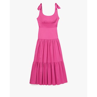 Poplin Tiered Maxi Dress