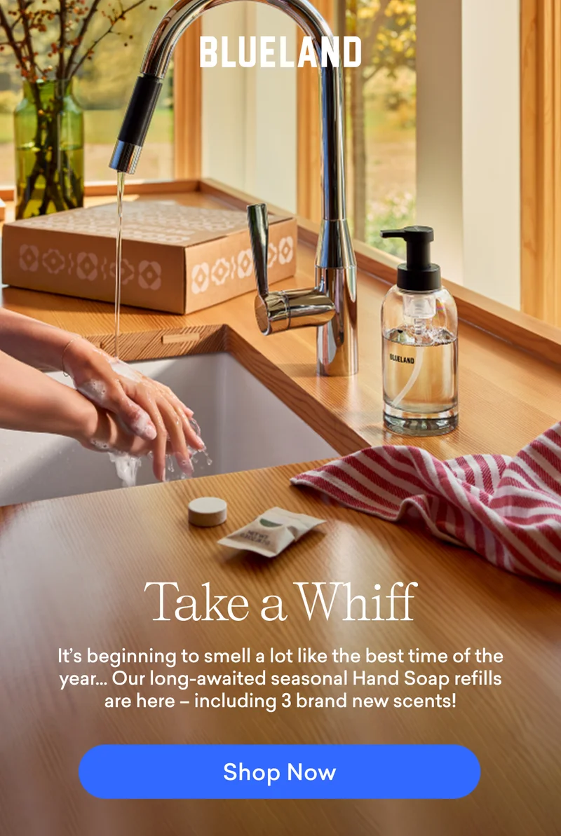 Take a Whiff! Seasonal Hand Soap refills are here.