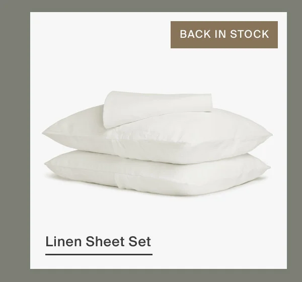 Shop Linen Sheet Set