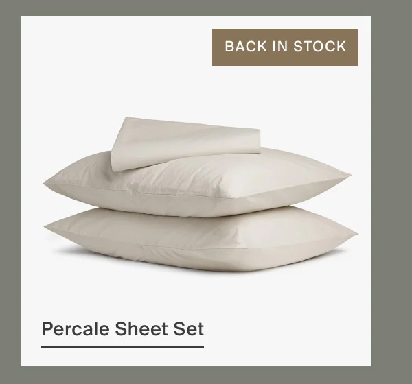Shop Percale Sheet Set