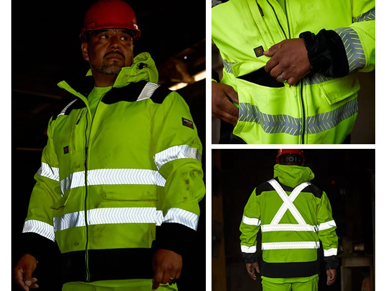 Rebar Durastretch Hi-vis Softshell Jacket