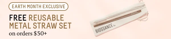 Free Reusable Metal Straw Set