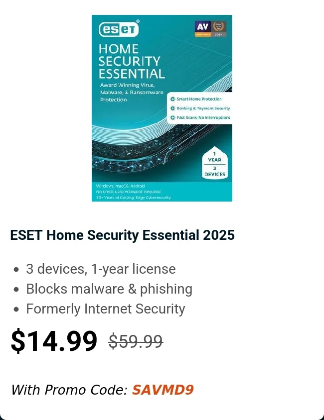 ESET Home Security Essential 2025
