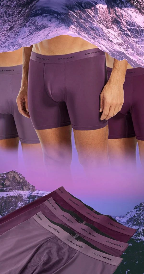 pairs of Purple Regal pigment pairs&nbsp; Mounting purple majesty&nbsp; Royal underwear&nbsp; Reign in Purple