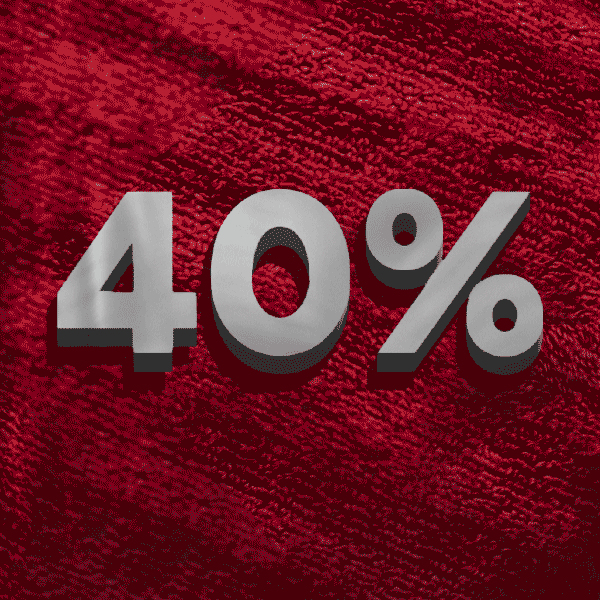 40%