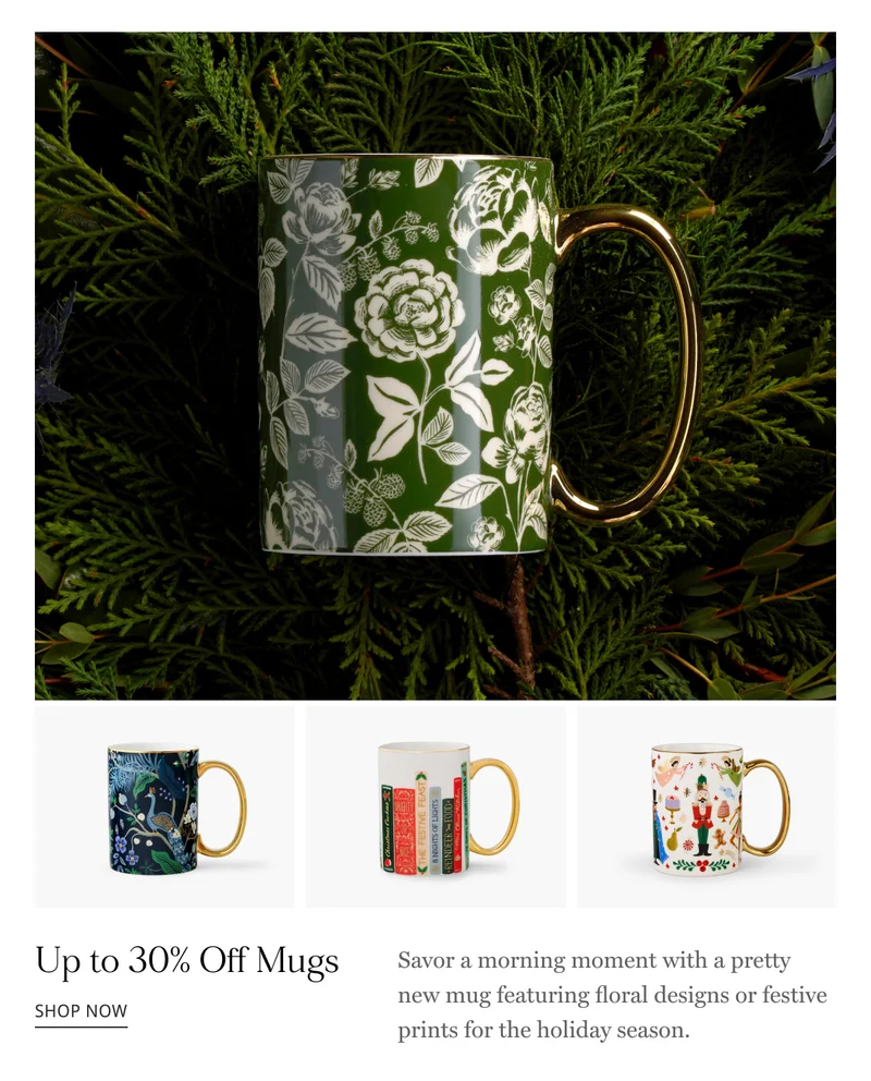 Up to 30% Off Mugs