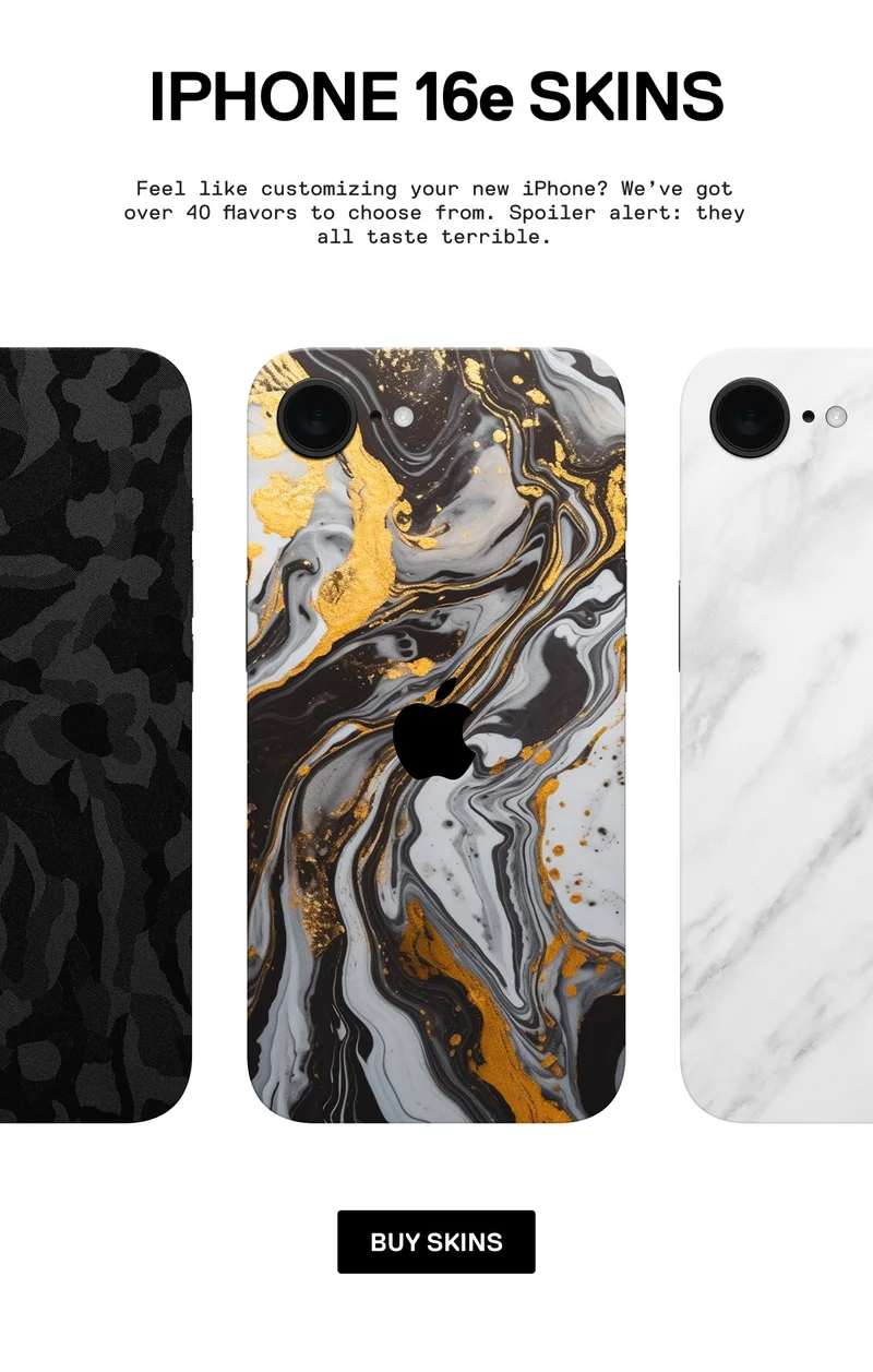 Buy iPhone 16e Skins