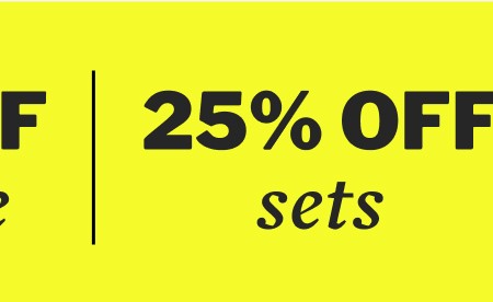 25% sets