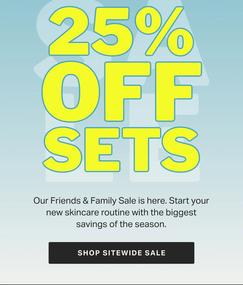 25% OFF SETS