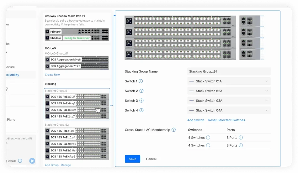 Switch Stacking