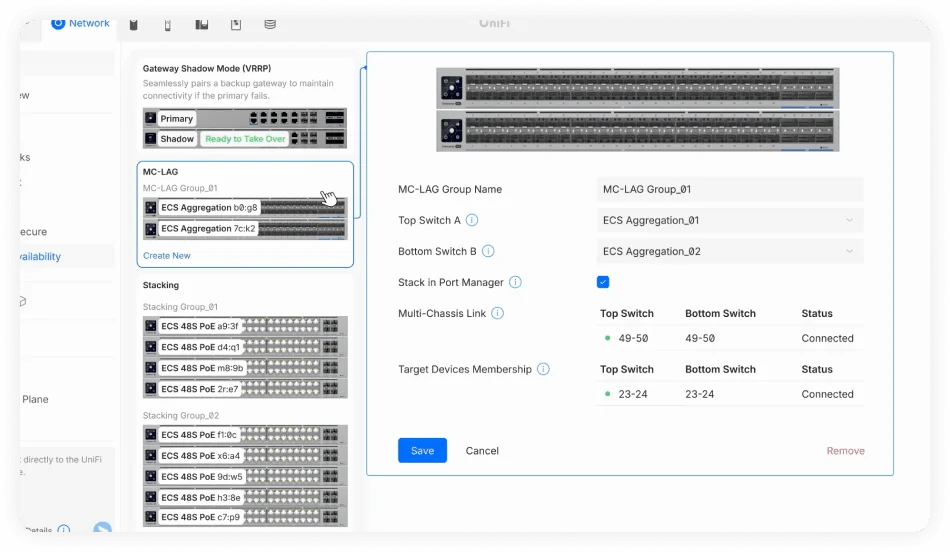 Multi-Chassis Link Aggregation