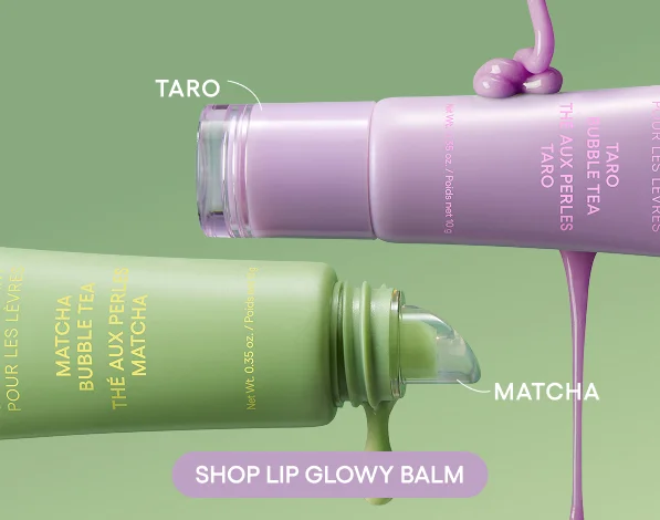 bubble tea lip glowy balm