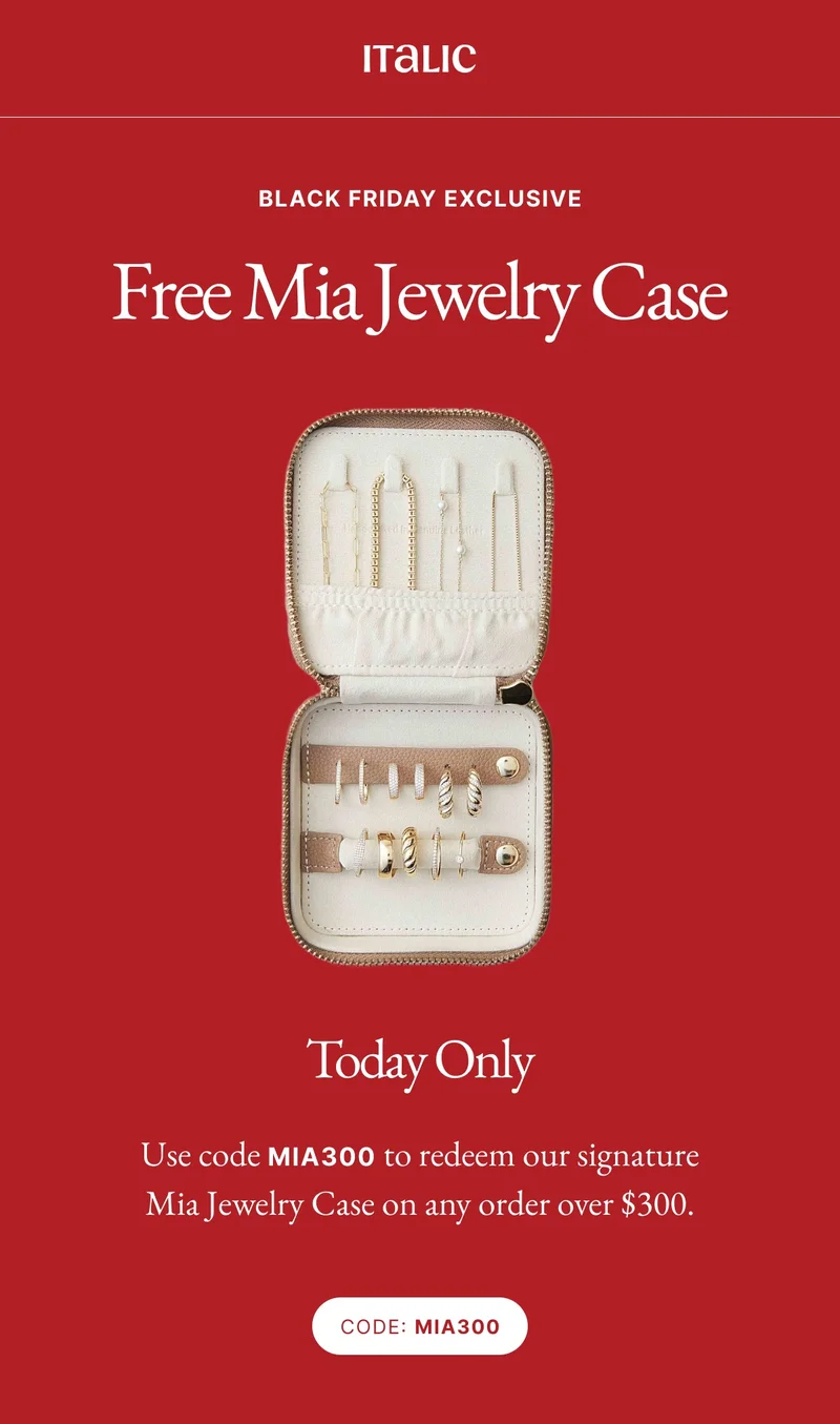 Free Mia Jewelry Case