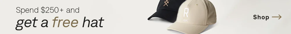 Spend $250 and get a free hat. Shop now