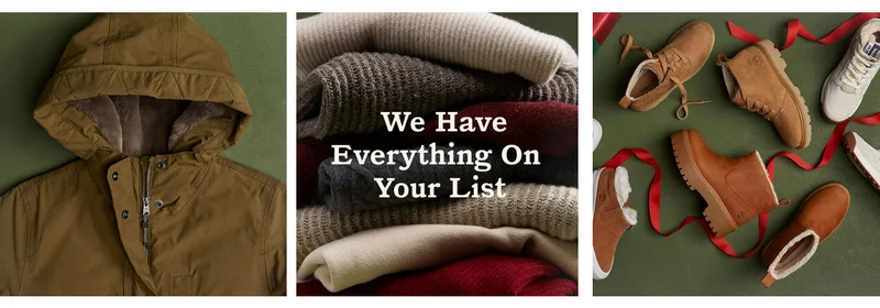 We have everything on your list