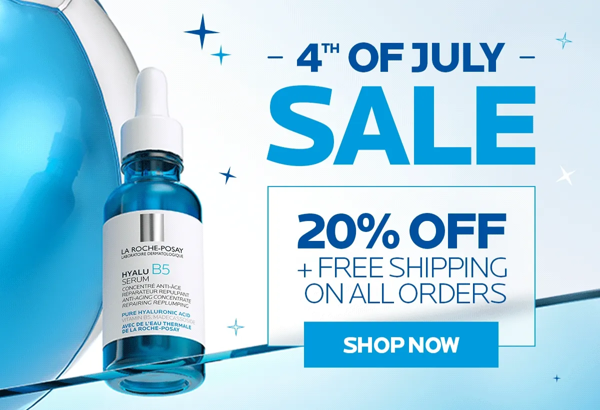 Shop the 4th of July Sale 20% Off + Free Shipping on All Orders