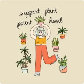 Support Plant Parenthood - The Peach Fuzz T-Shirt