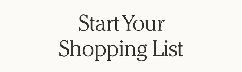 Start Your Shopping List