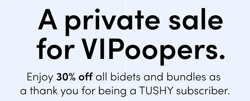 30% OFF BIDETS AND BUNDLES