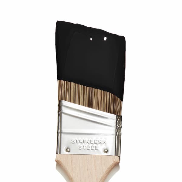 Blackest wet paint brush