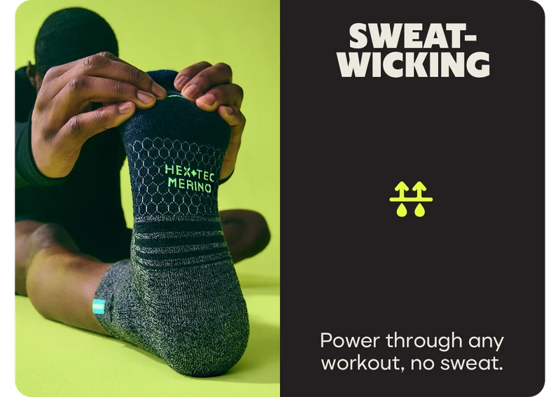 SWEAT-WICKING | Power through any workout, no sweat.