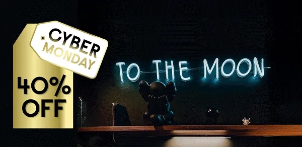 40% off custom text.