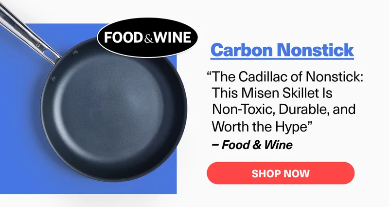 Carbon nonstick | Carbon Nonstick “The Cadillac of Nonstick: This Misen Skillet Is  Non-Toxic, Durable, and Worth the Hype”  – Food & Wine SHOP NOW