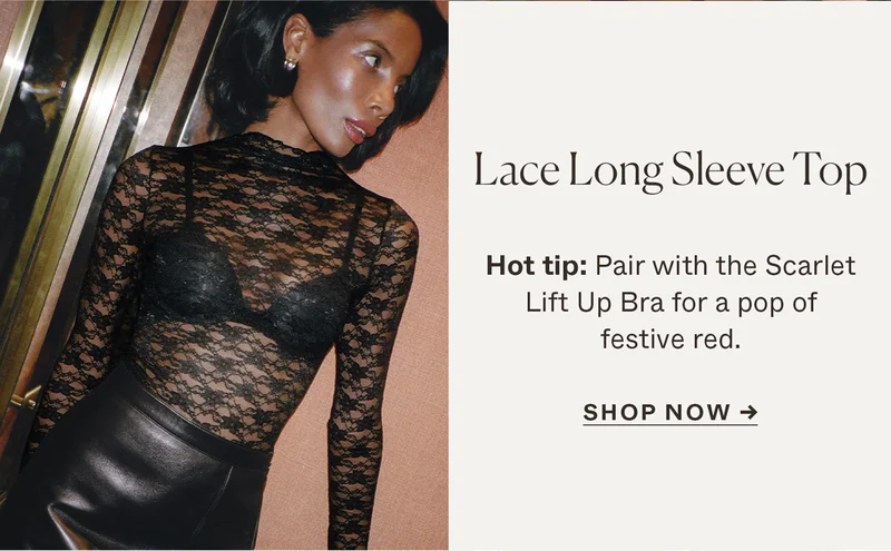Lace Long Sleeve Top