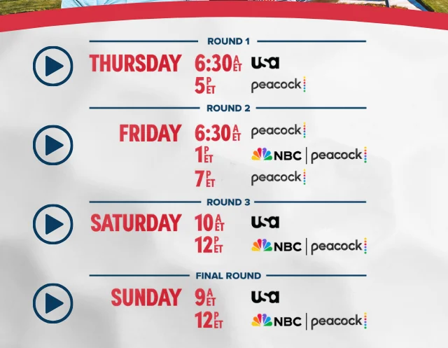 GOLF CHANNEL EVENTS