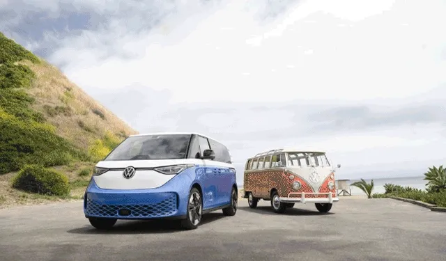 2025 VW ID. Buzz in US Spec is nostalgic but full of modern conveniences.