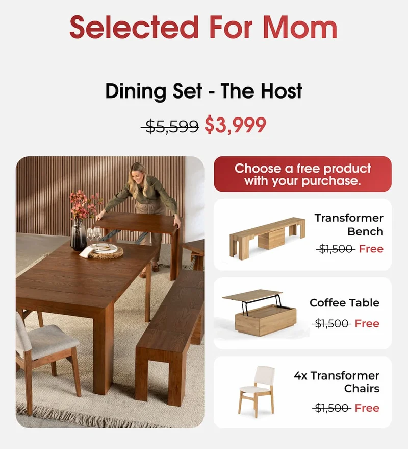 Shop Dining Set - The Host