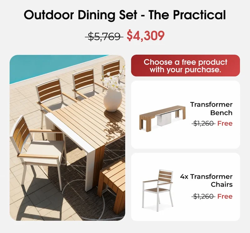 Outdoor Dining Set - The Practical