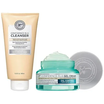 It Cosmetics Confidence in a Cream & Gel Oil Control 2pc Set