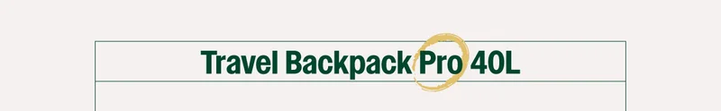 Meet Travel Backpack Pro 40L