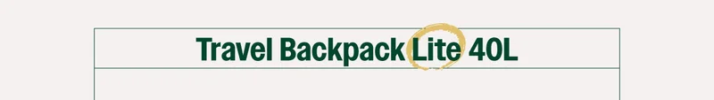 Meet Travel Backpack Lite 40L